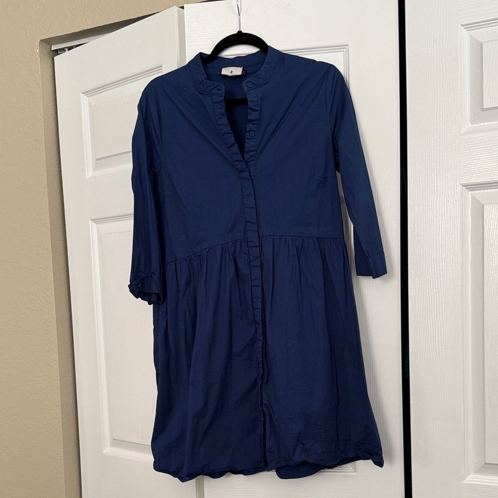 Tuckernuck Royal Blue Royal Shirt Dress